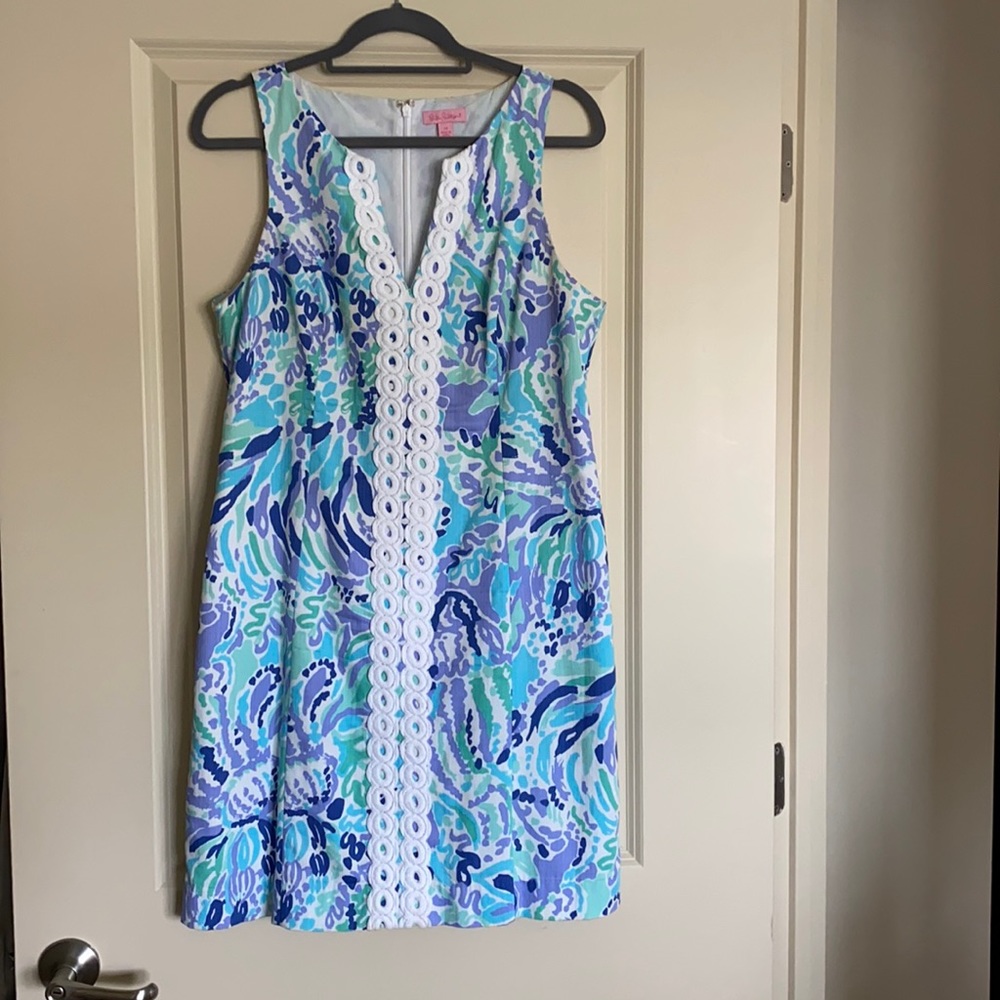 Lily Pulitzer shift dress(size10)